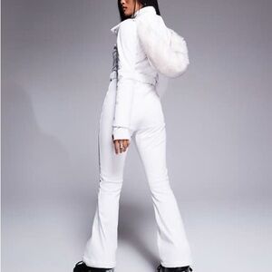 ASOS 4505 Petite White Ski Sui